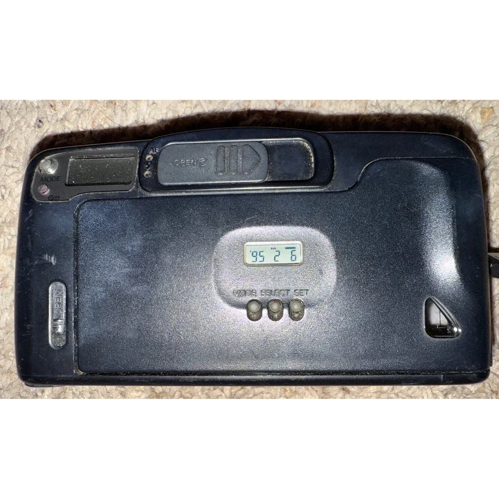 Ricoh Shotmaster TRU Zoom 38-90mm Film Camera Battery Tested‎ Working